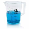 Globe Scientific 2000mL Beaker with Handle, Diamond Essentials, Low Form, Printed Graduations, PMP 3656-2M